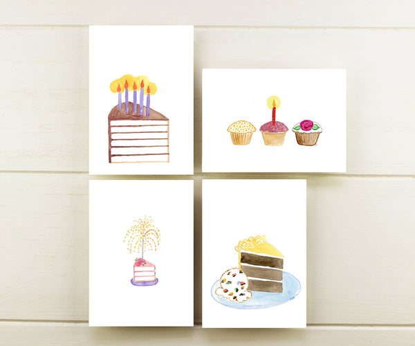 Birthday Treats Note Cards