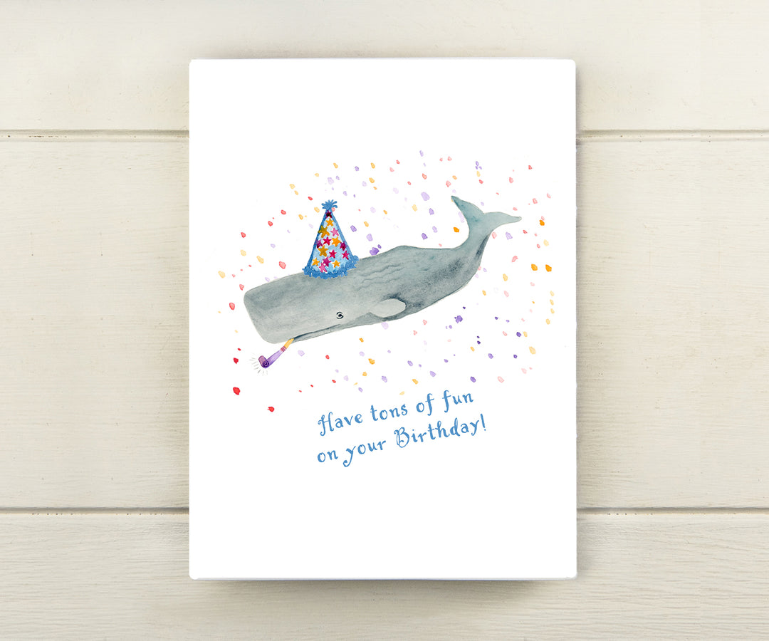 Fun Birthday Whale Card