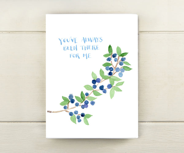 Blueberries Card