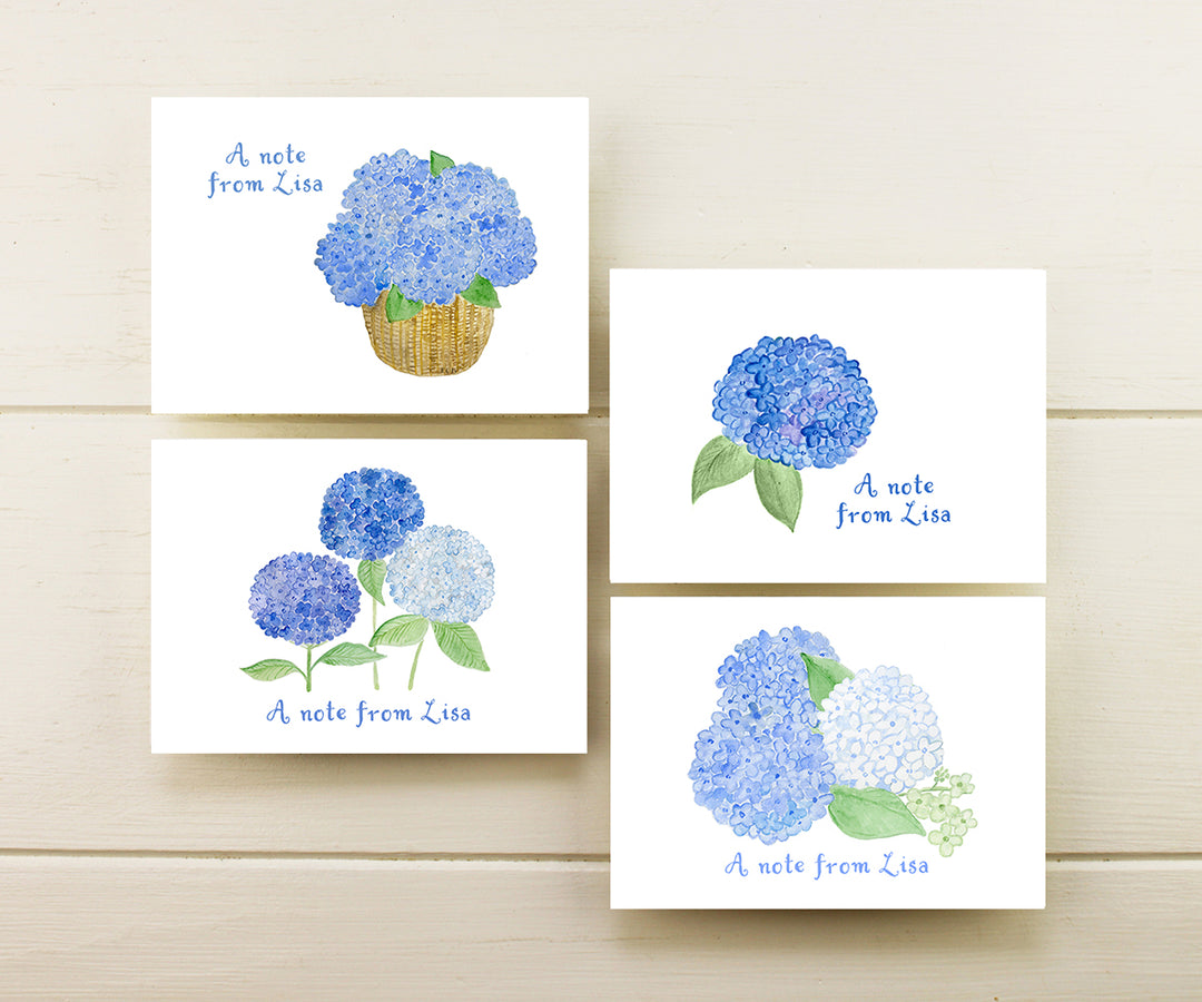 blue hydrangea assortment personal