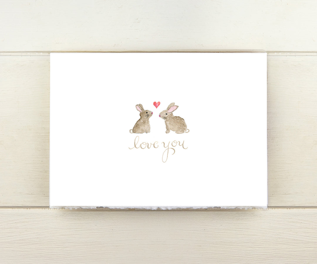 bunnies love card