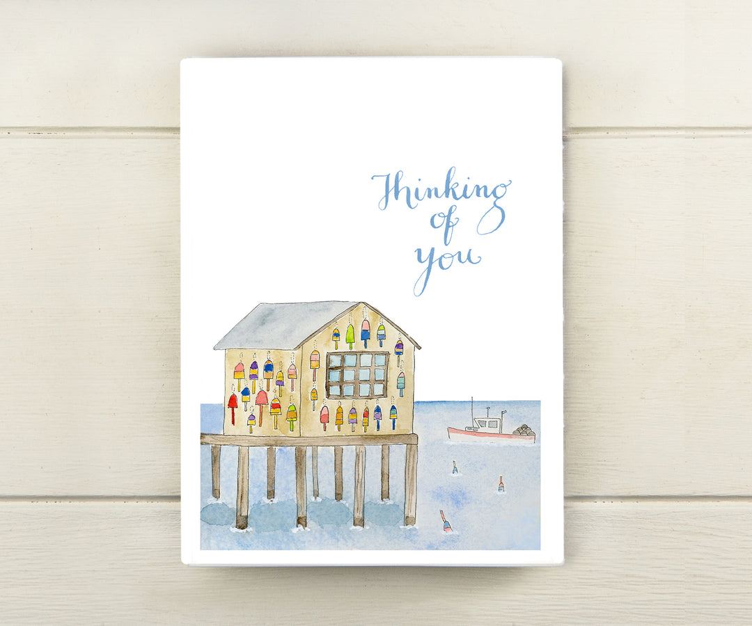 Buoy Hut Thinking of You Card