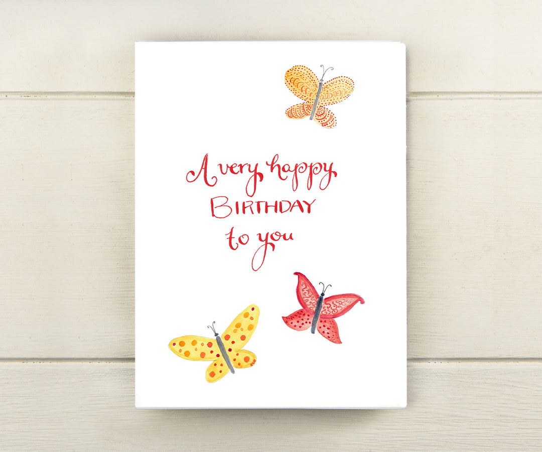 Butterfly Birthday Card