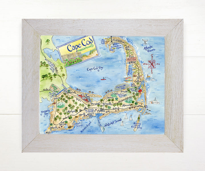 Map of Cape Cod, MA