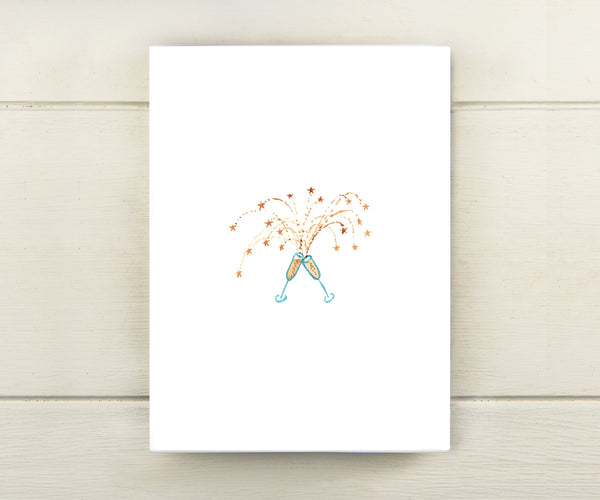 Champagne Glasses Card