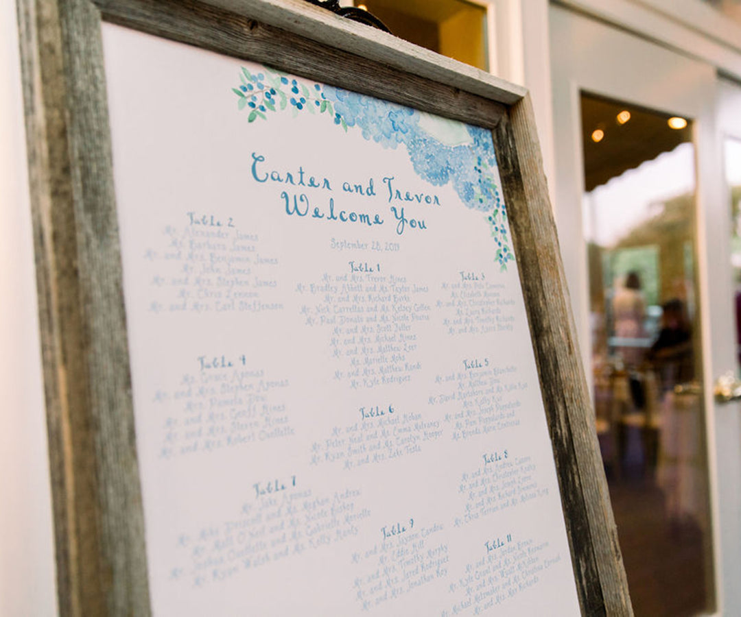 hydrangea blueberries seating chart