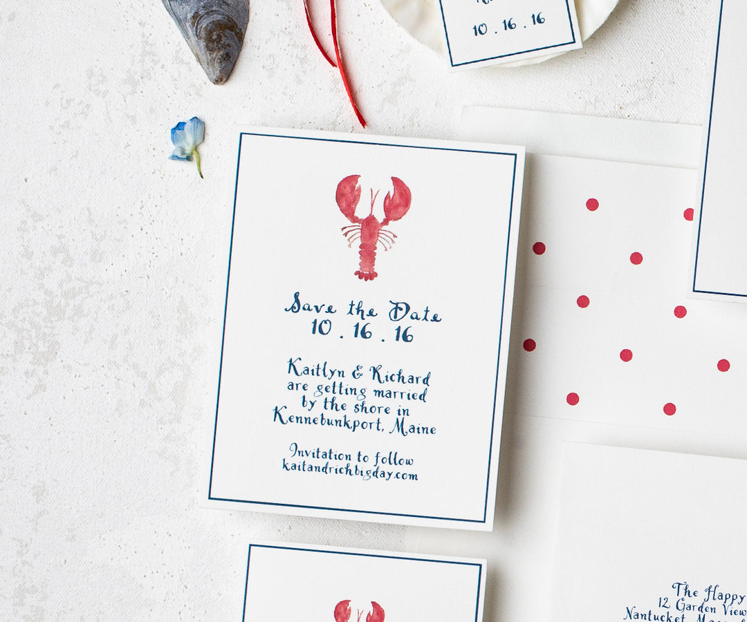 Classic Lobster Save the Date