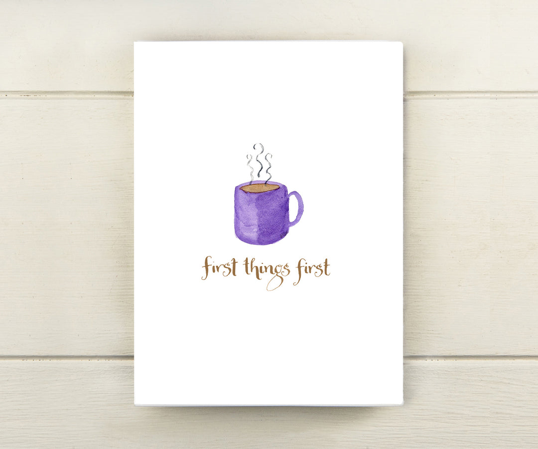 Coffee First Recovery Card