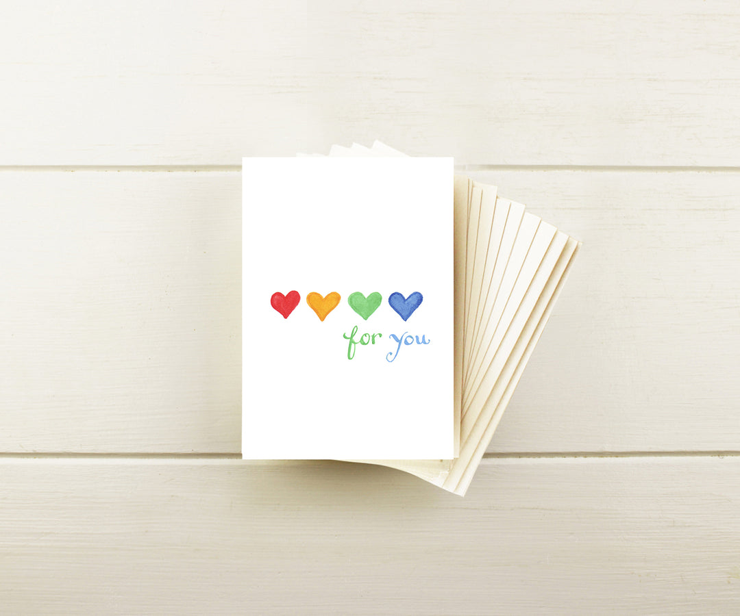 Crayola Hearts Valentine Note Cards