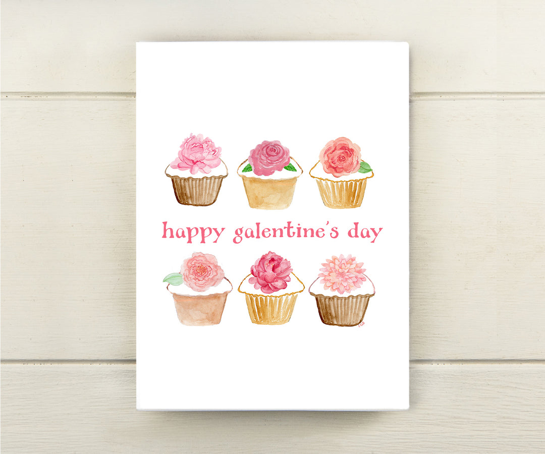 Cupcakes Galentine Card