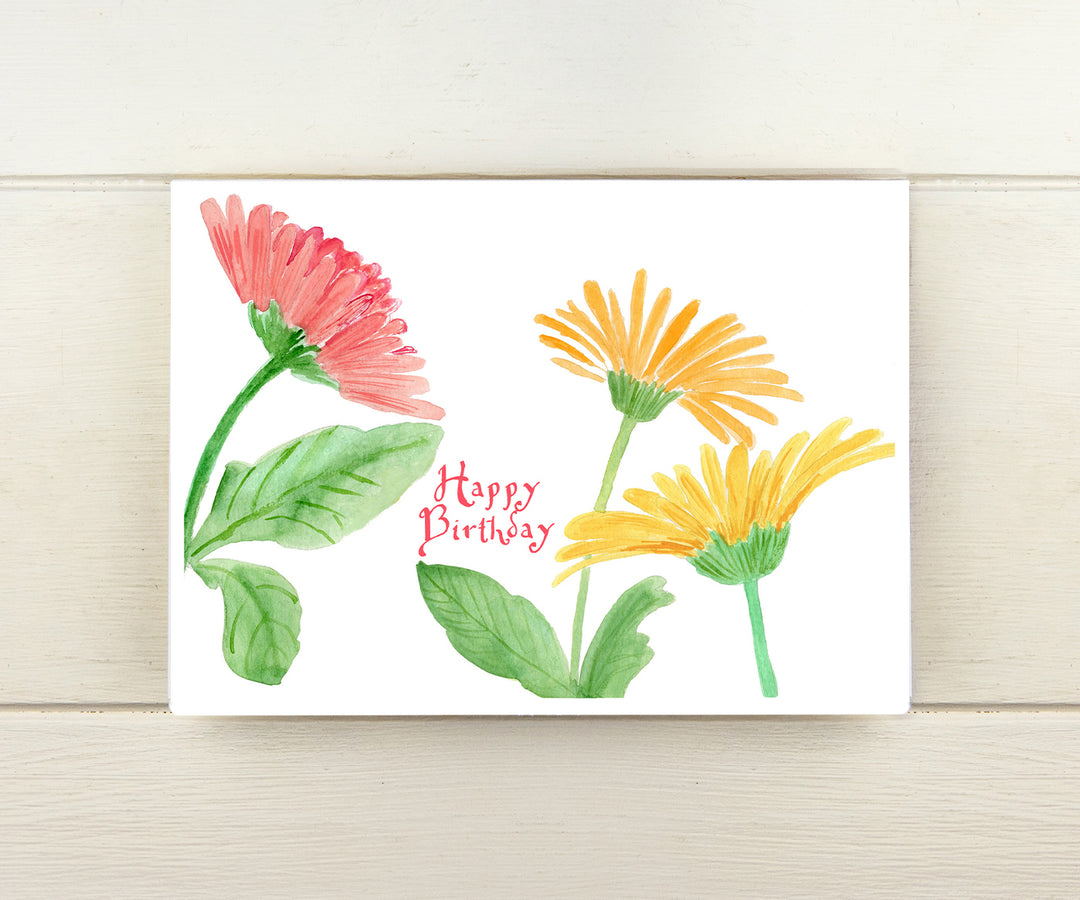 Daisies Birthday Card