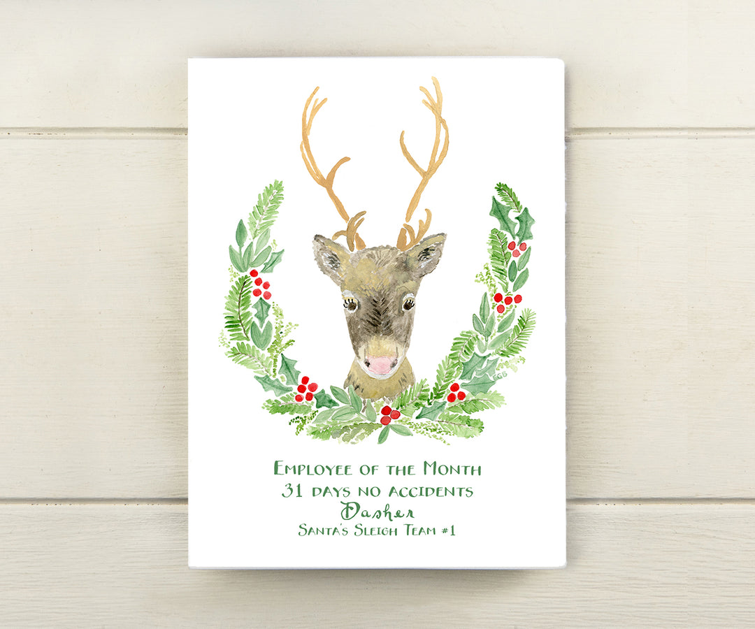 Darling Deer Christmas Card