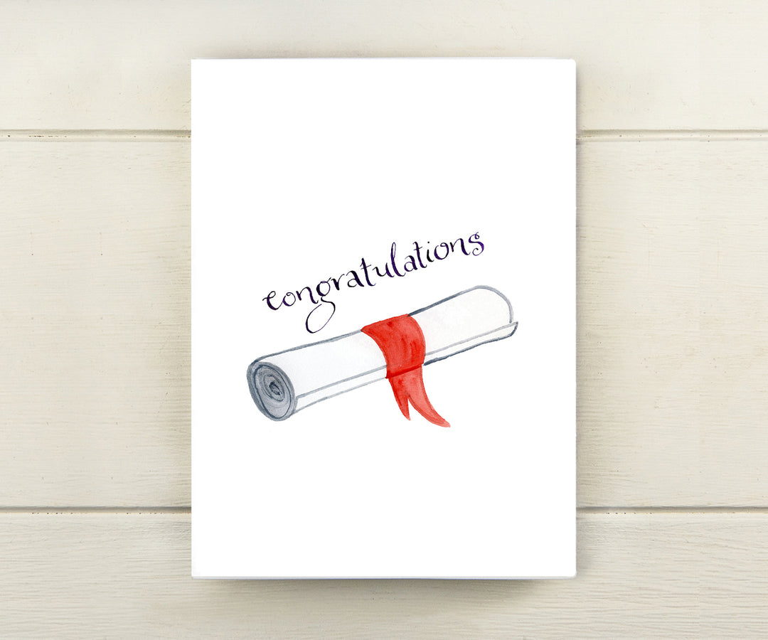 Diploma Graduation Card