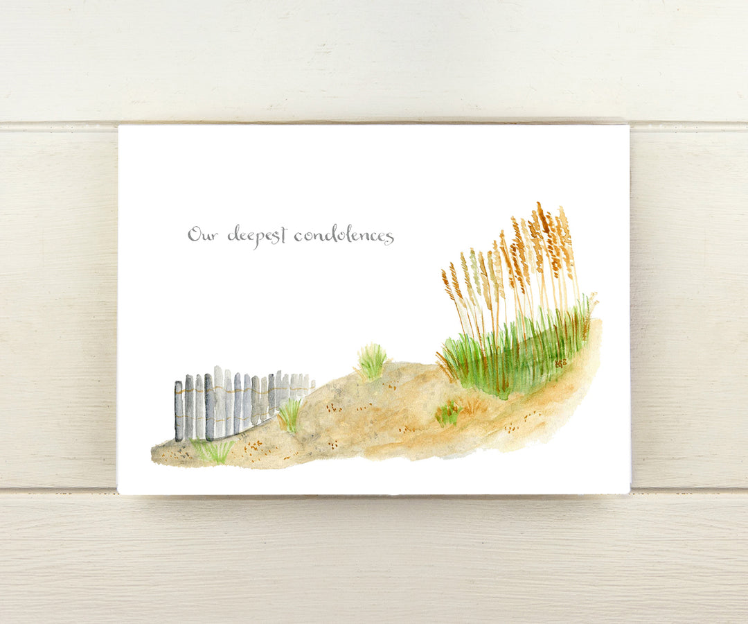 Dunes Sympathy Card