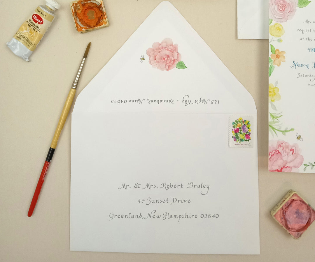 Garden Party Wedding Invitation