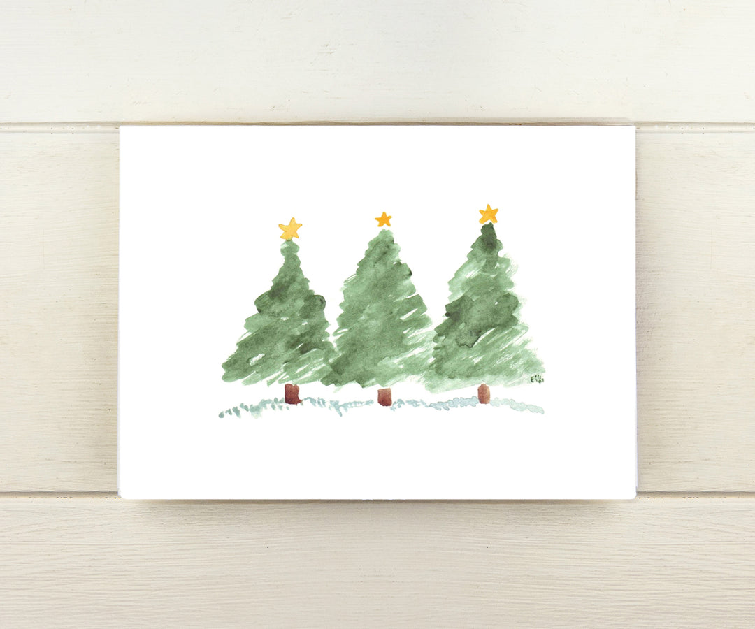 Evergreens Holiday Card