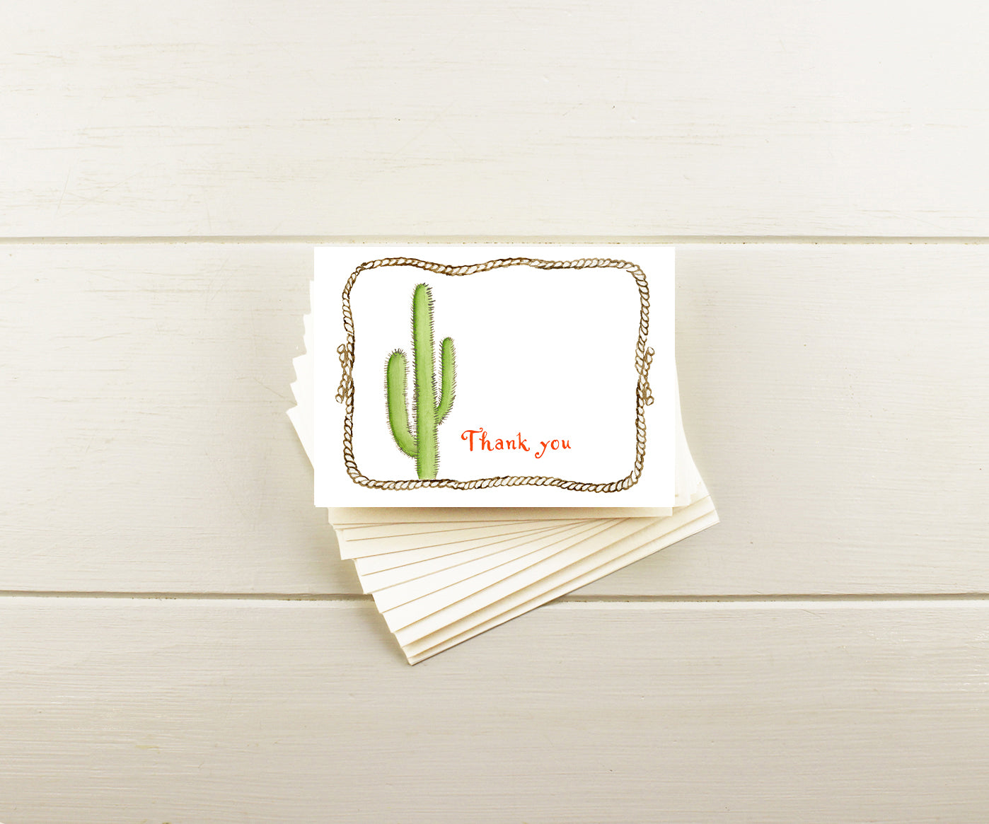 Thank You Note Cards top