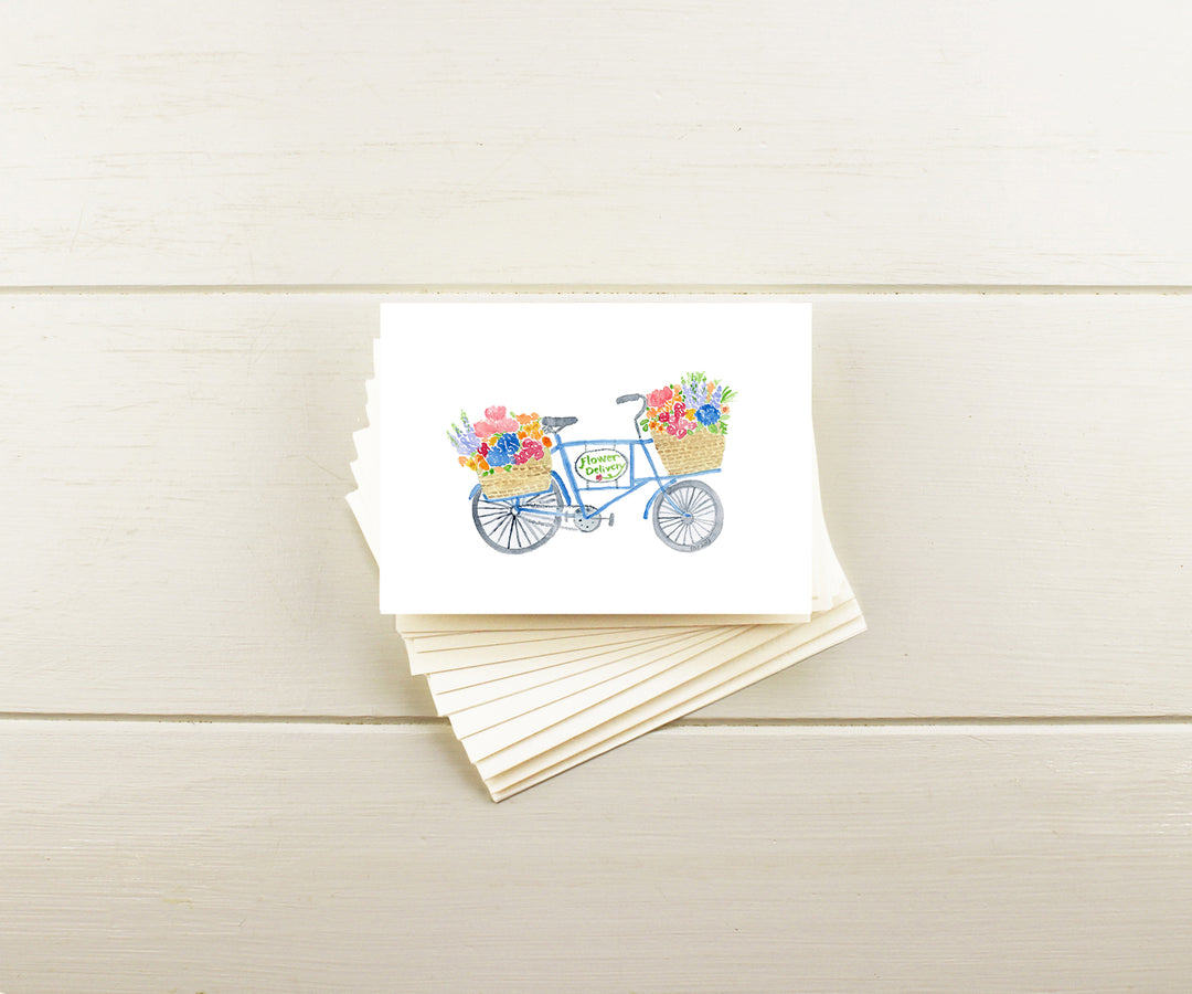 Flower Delivery Valentine Note Cards