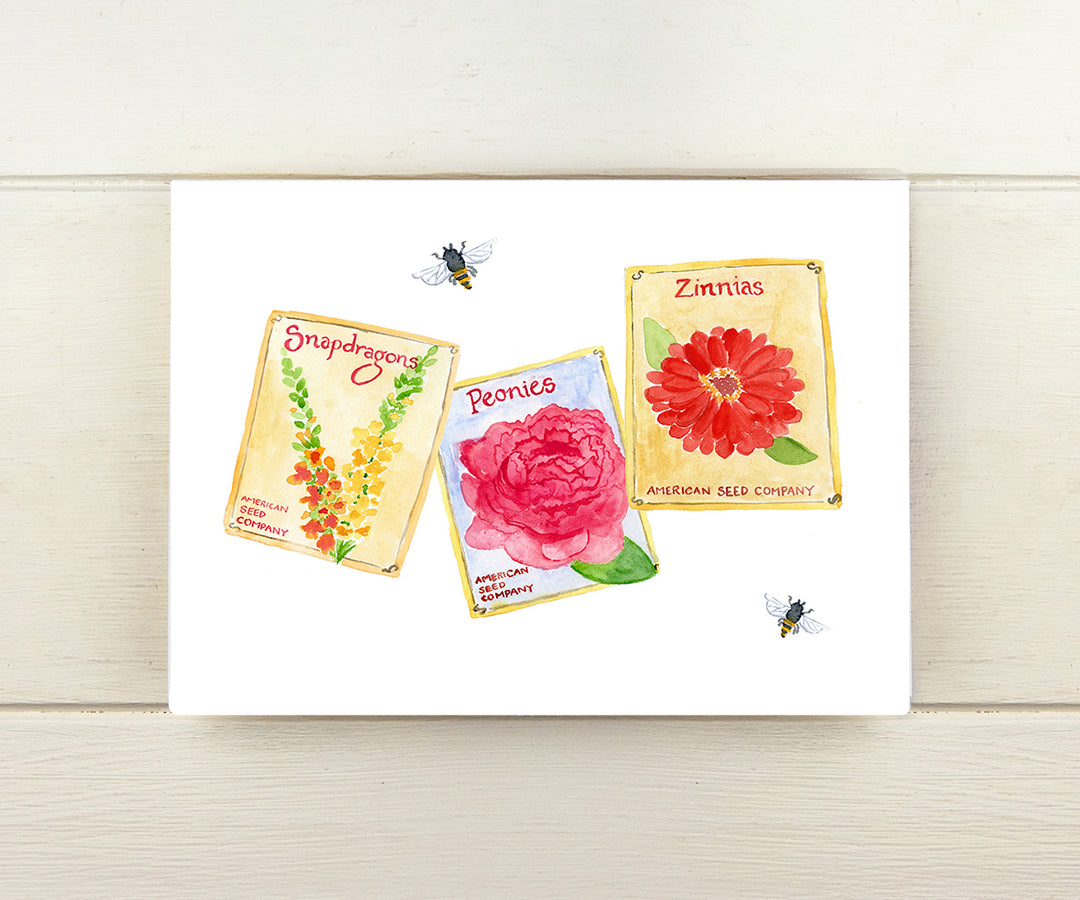 Flower Seeds Card