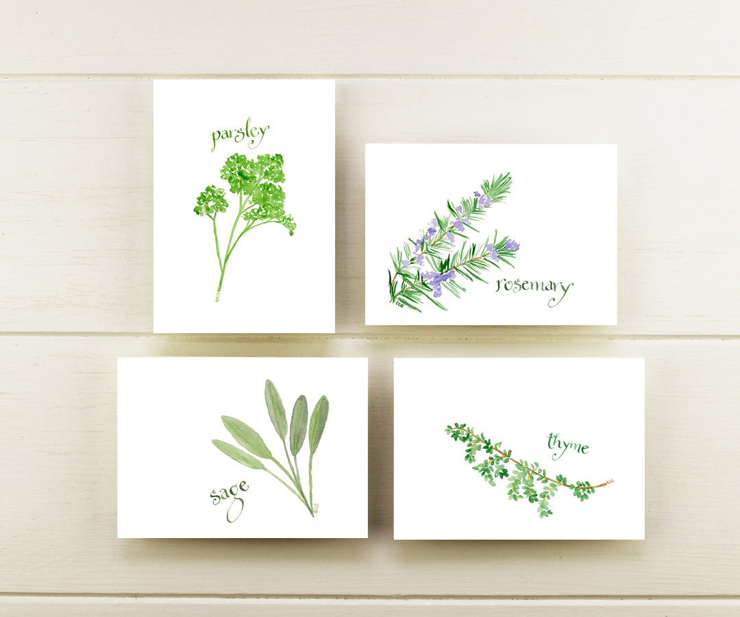 Fresh Herbs Note Cards