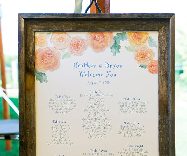 Garden Roses Seating Chart