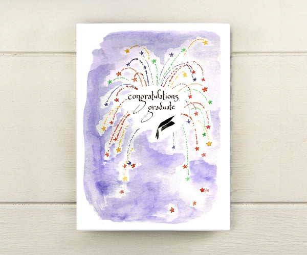 Graduation Fireworks Card