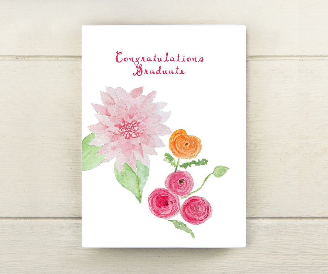 Graduation Flowers Card