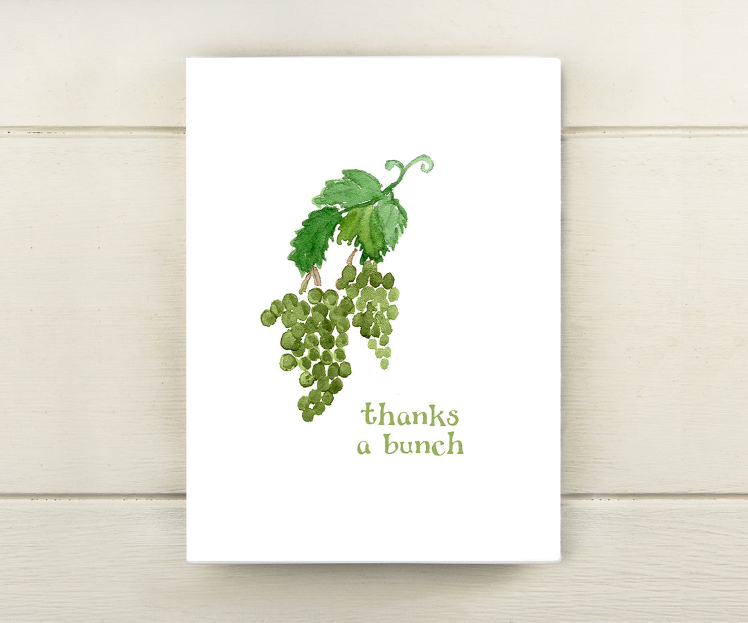 Grapes Thank You Card