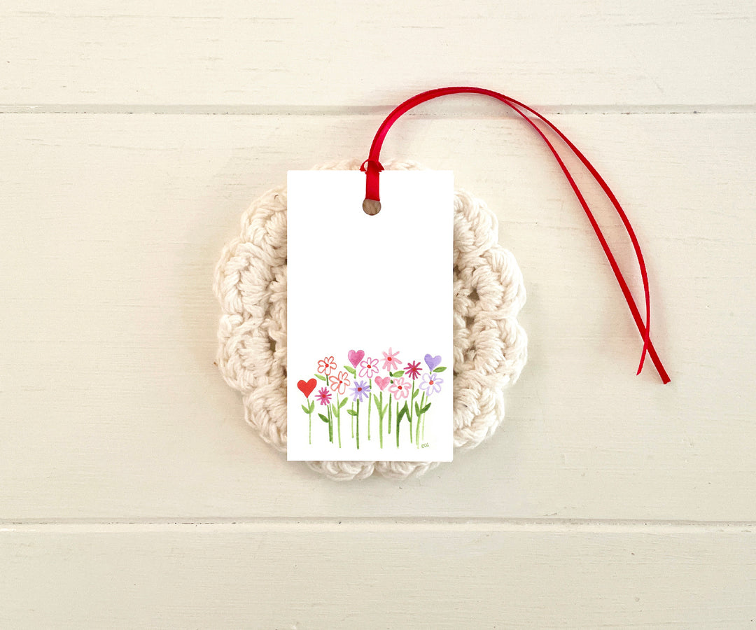 Happy Flowers Gift Tags