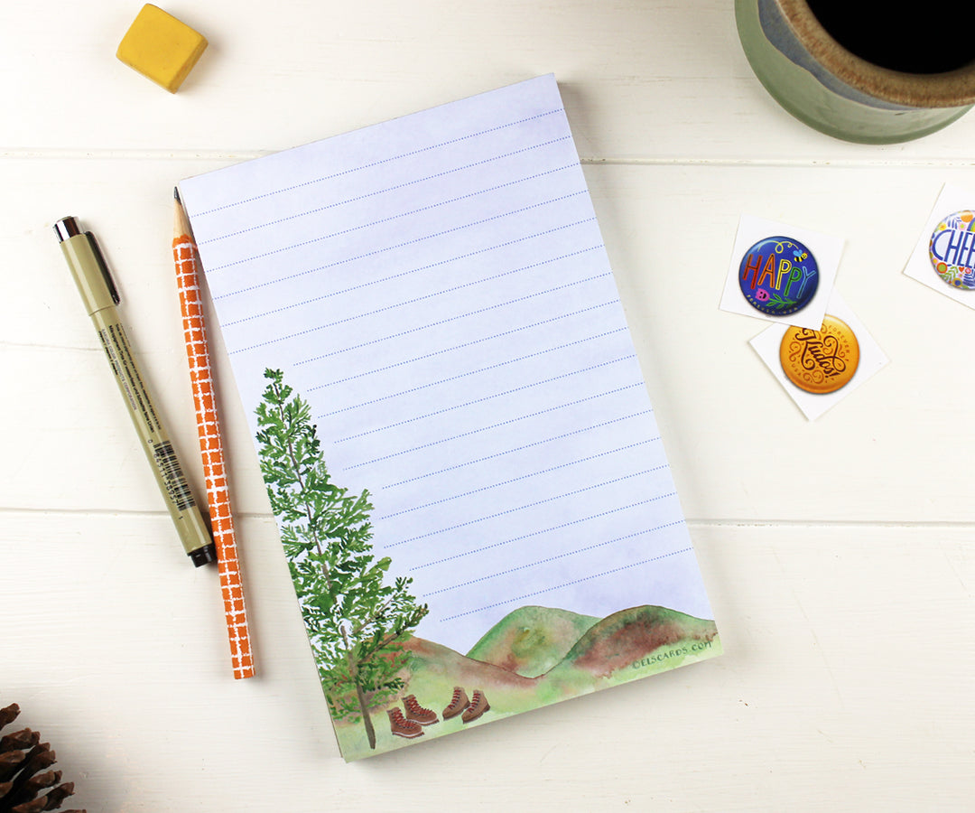 hiking notepad