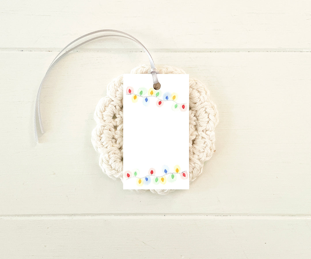 Holiday Lights Gift Tags