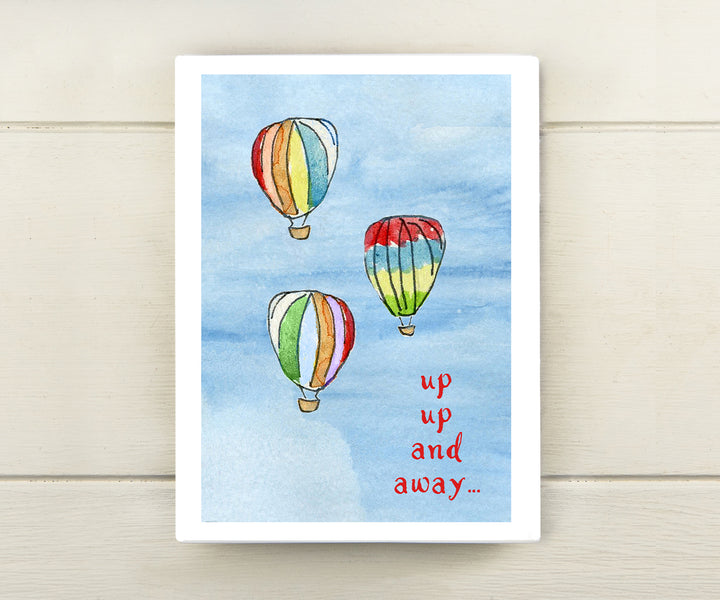 Hot Air Balloon Birthday Card