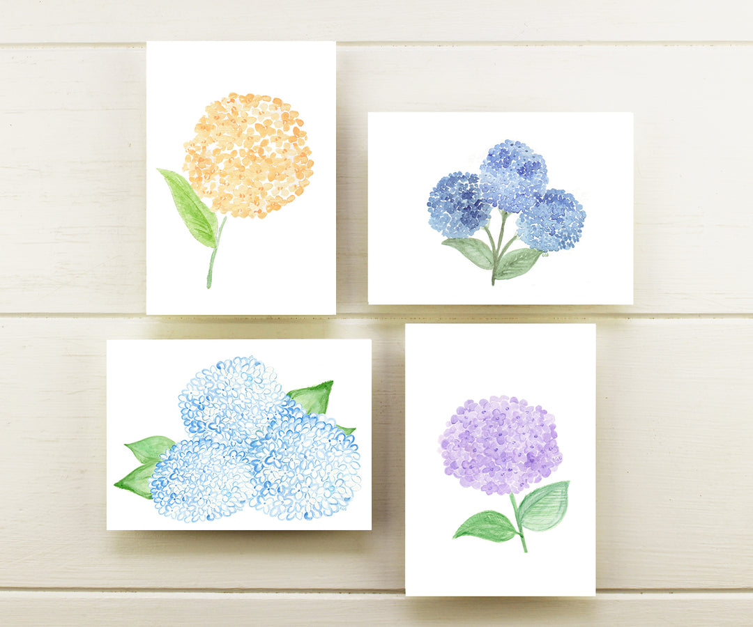 Hydrangea Assortment Note Cards