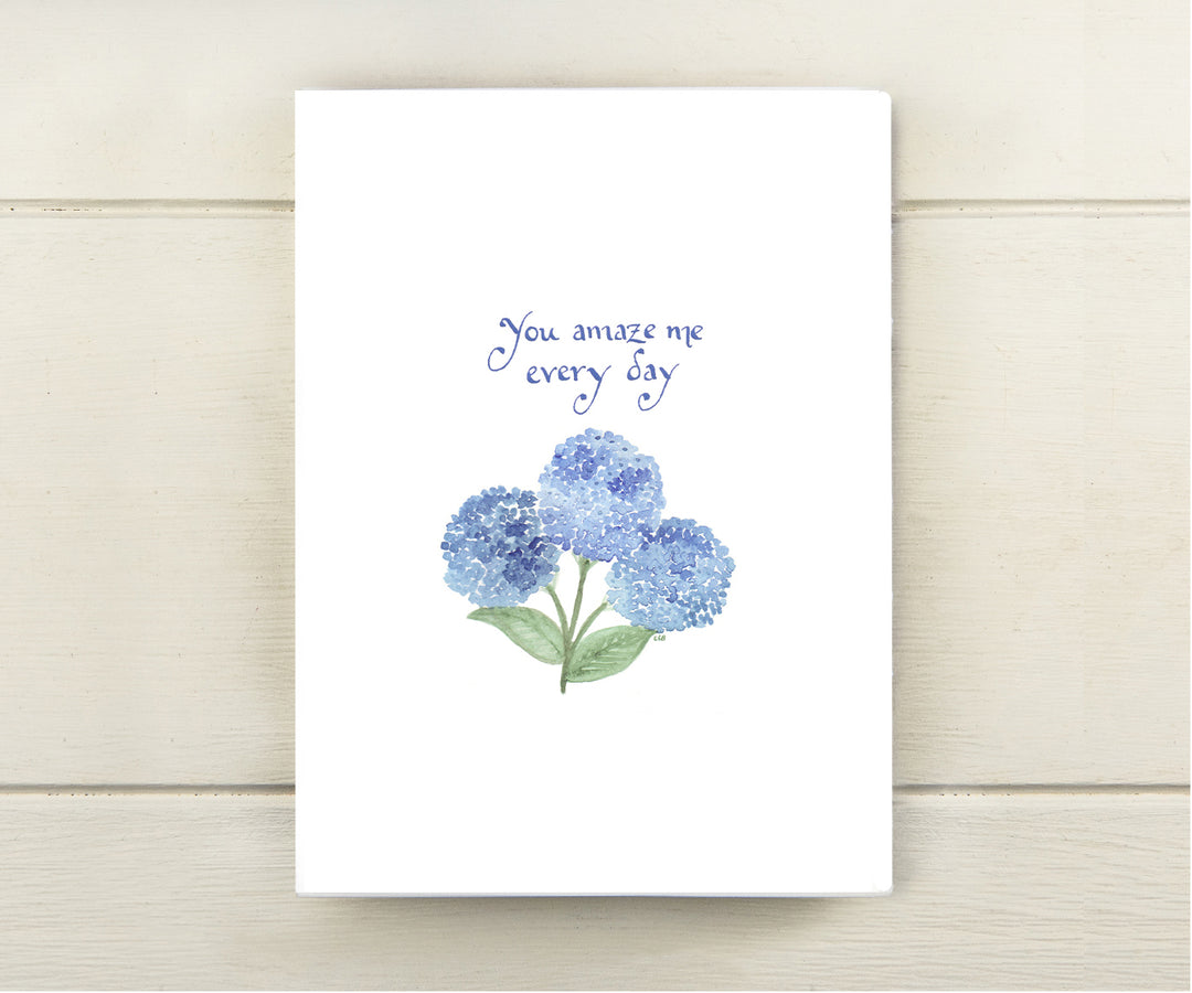 Hydrangea Wife Mother's Day Card