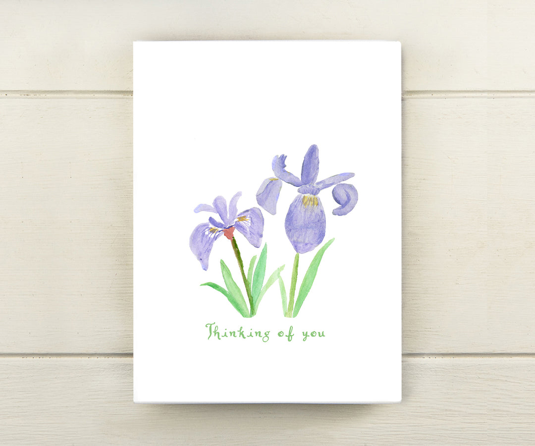 Irises Card