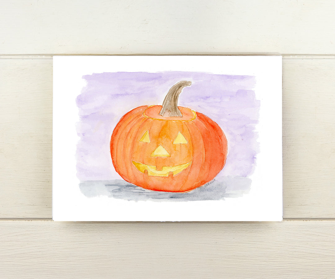 Jack o' Lantern Card