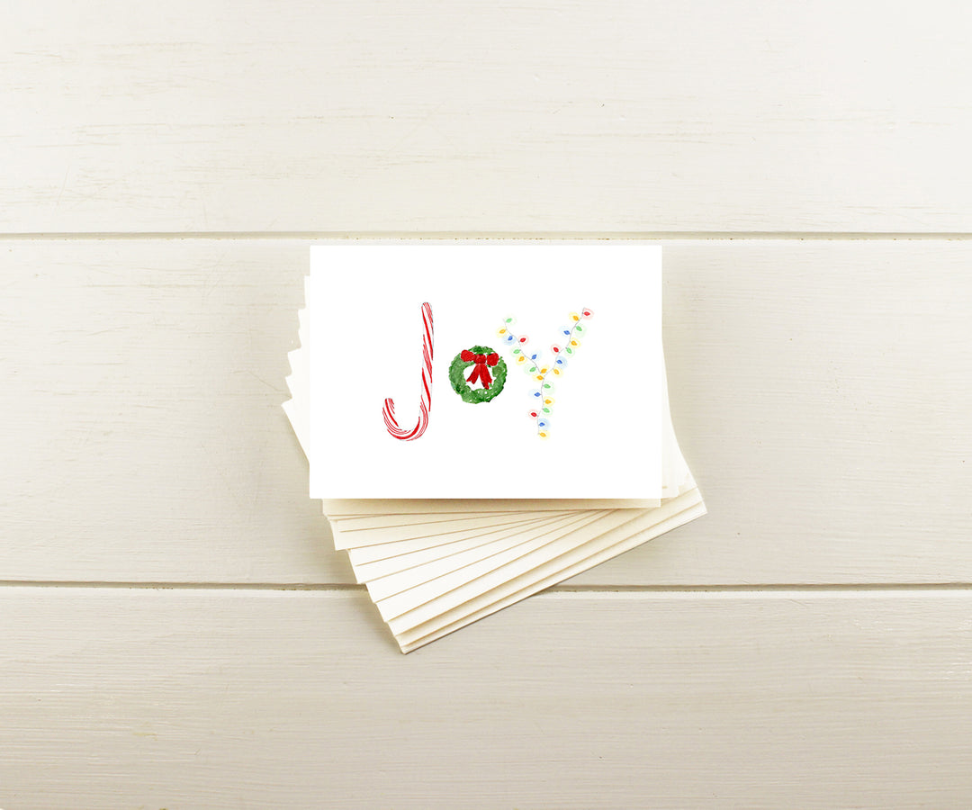 JOY Holiday Note Cards