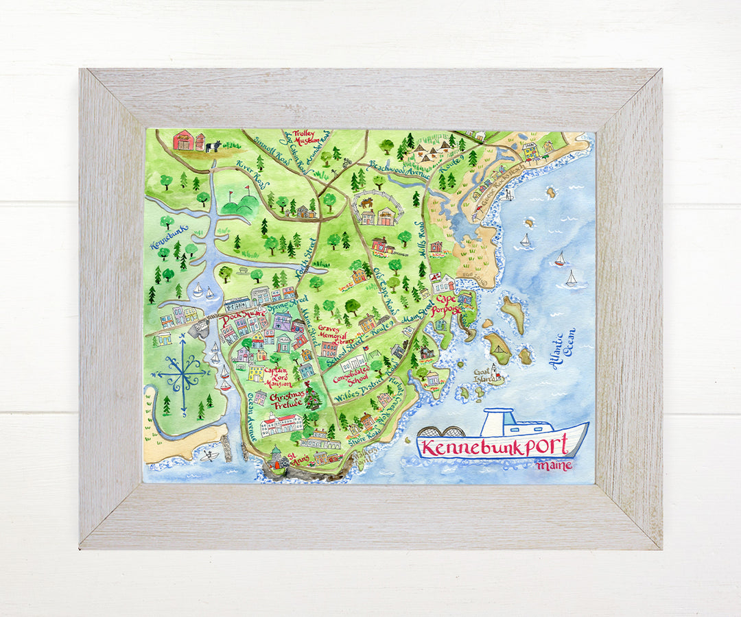 Map of Kennebunkport, ME