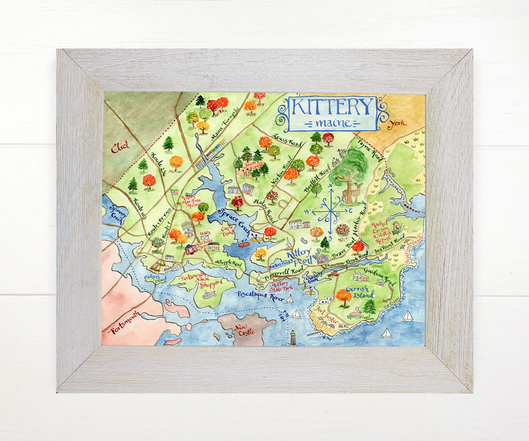 Map of Kittery, ME