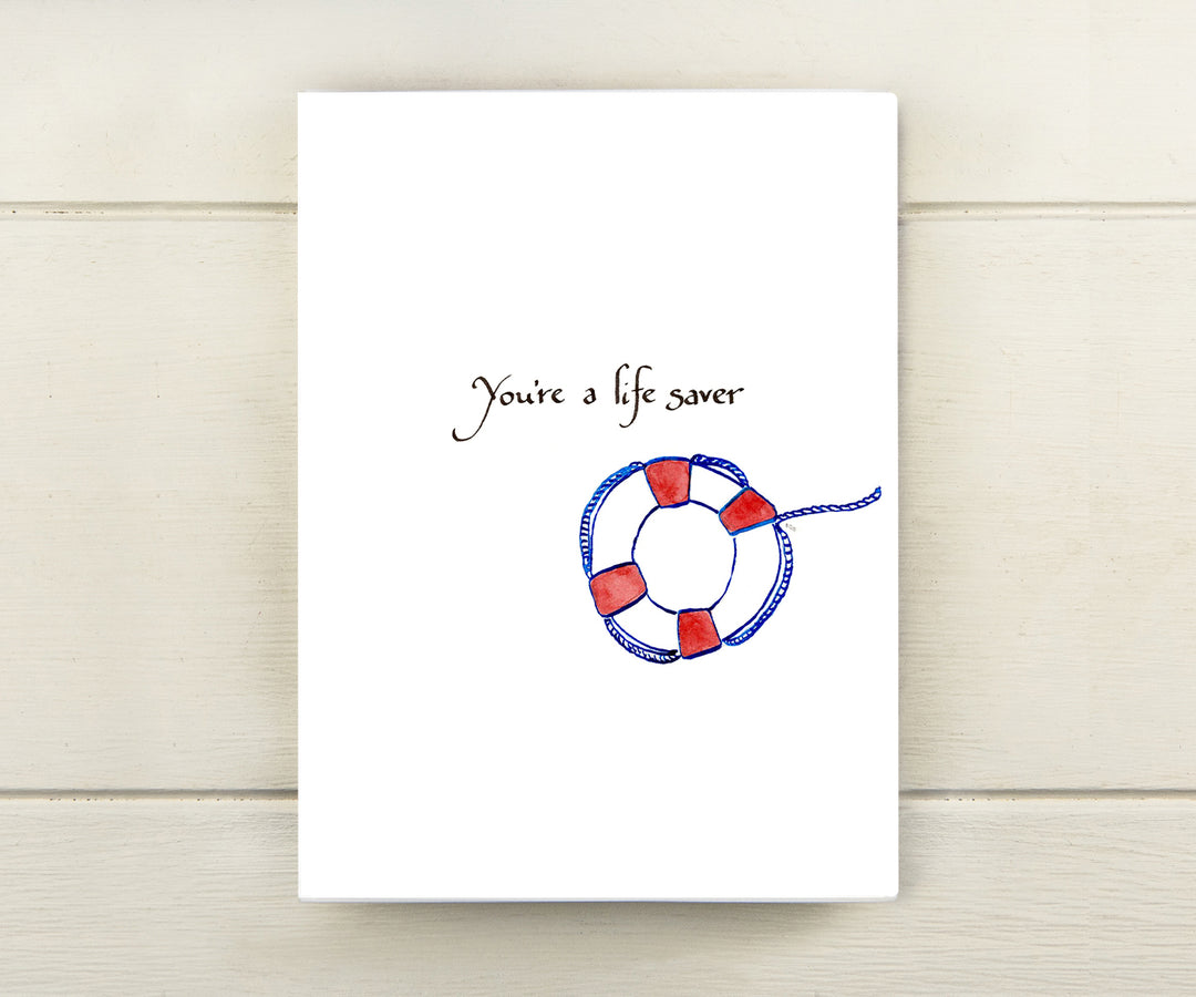 Lifesaver Thank You Card