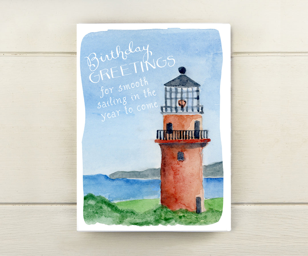 Lighthouse Birthday Card