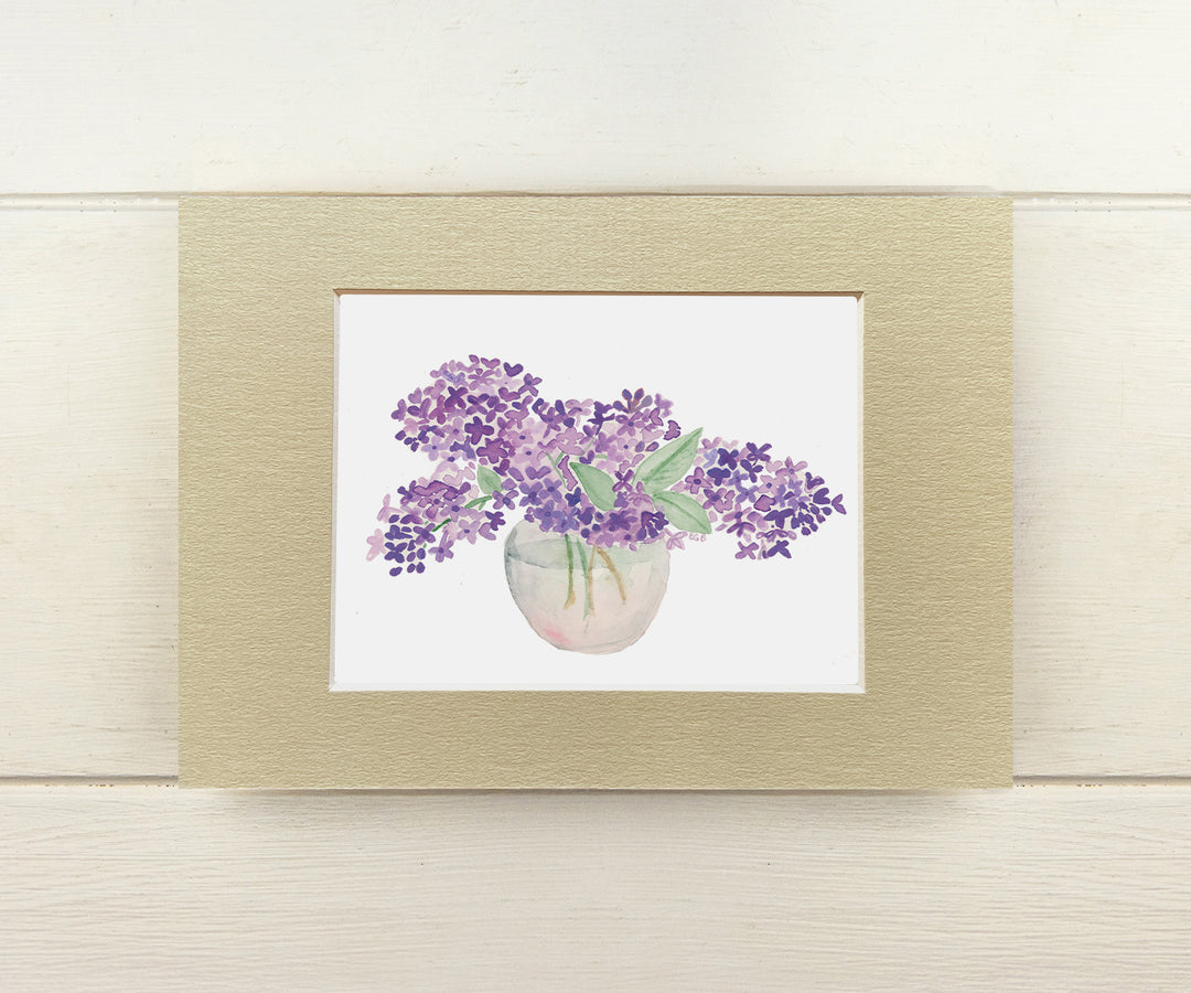 Lilac Bouquet Mini Print