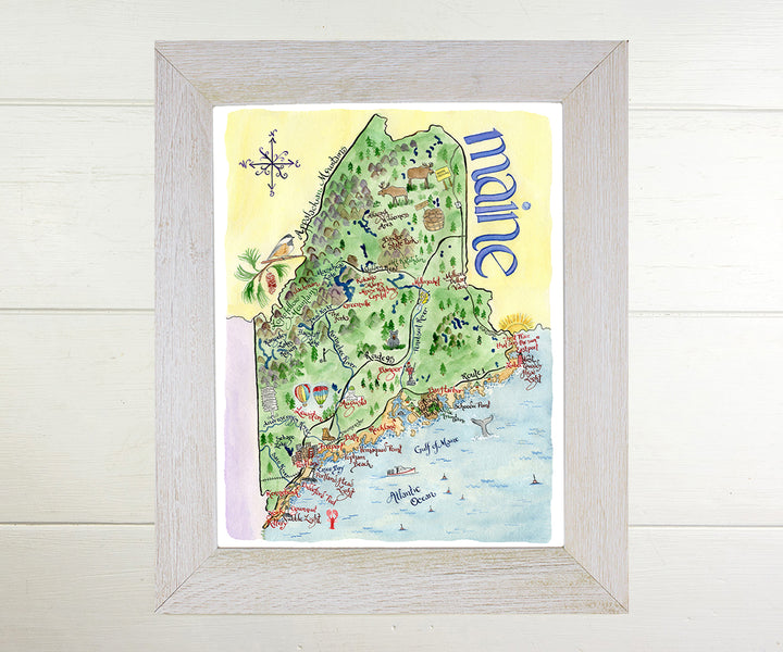 Map of Maine