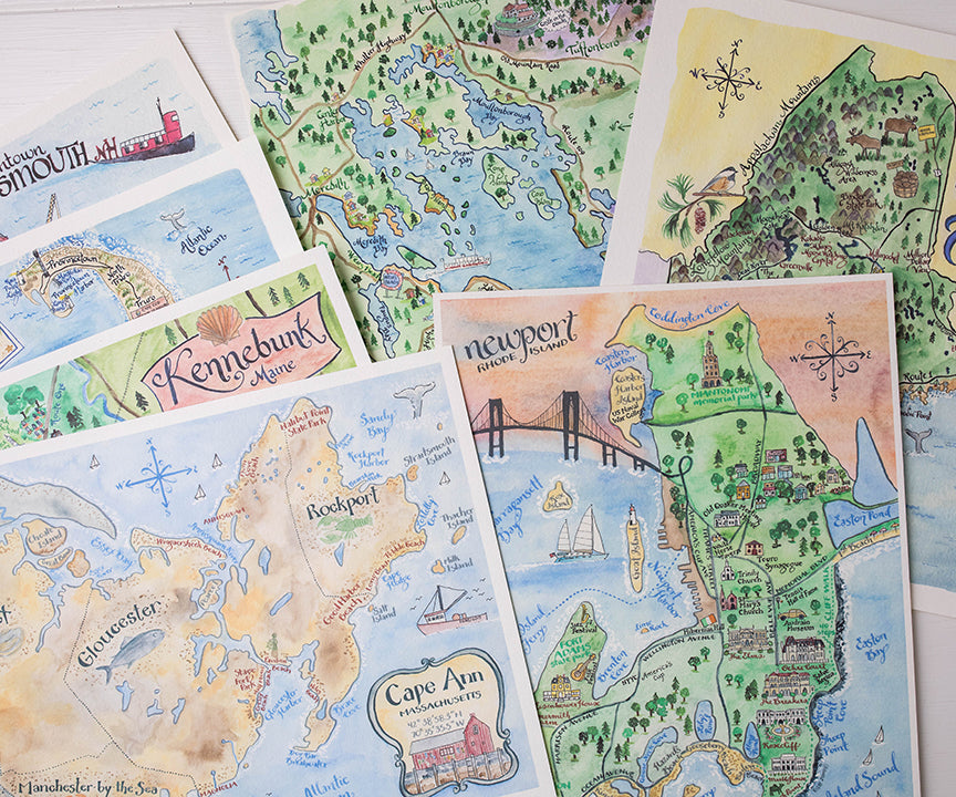 Watercolor Maps