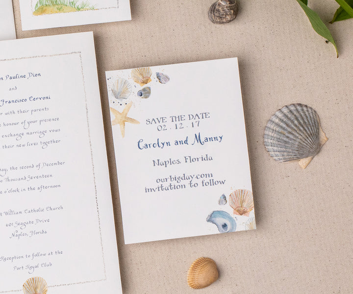 Mixed Shells Save the Date