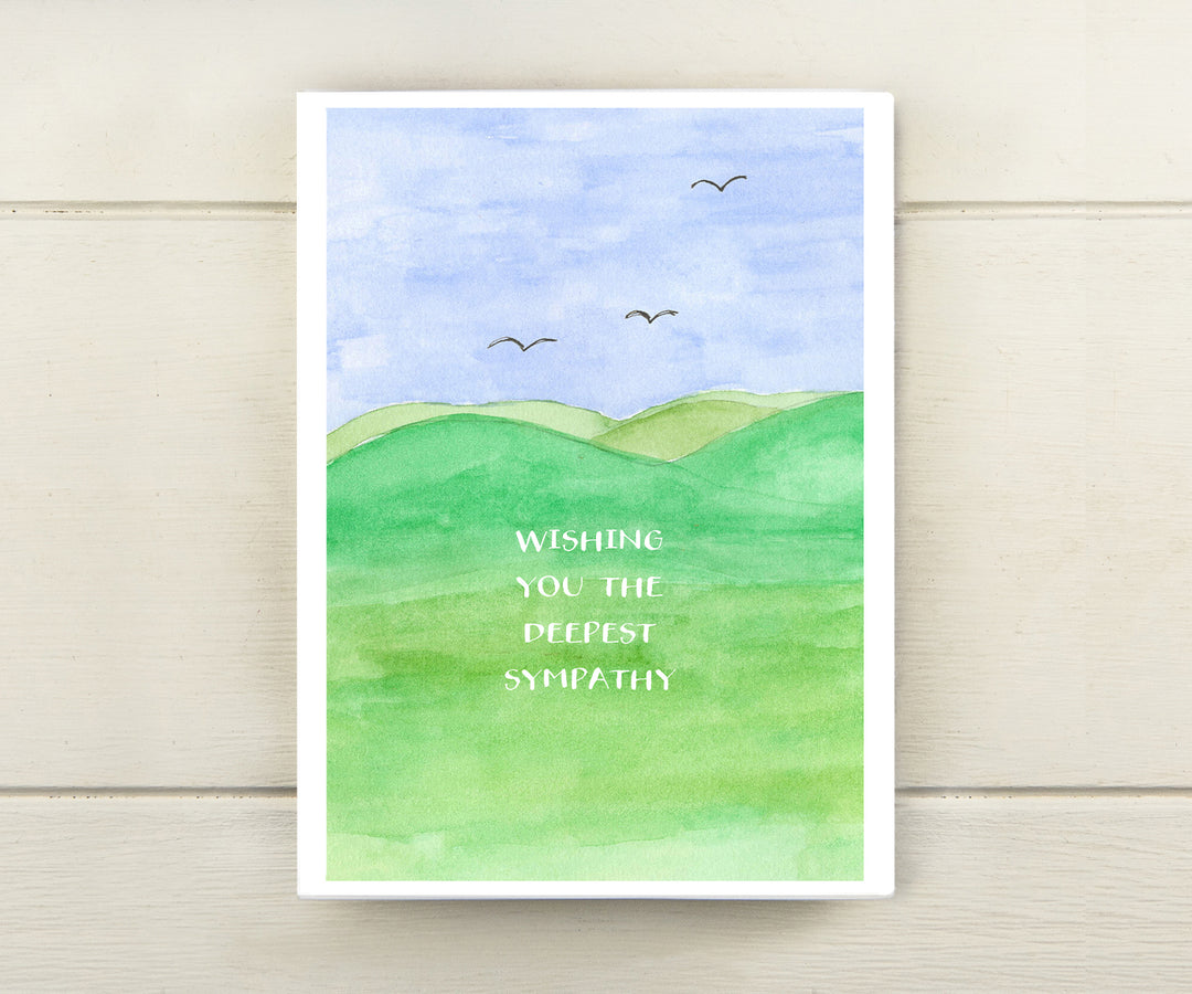 Mountain Sympathy Card