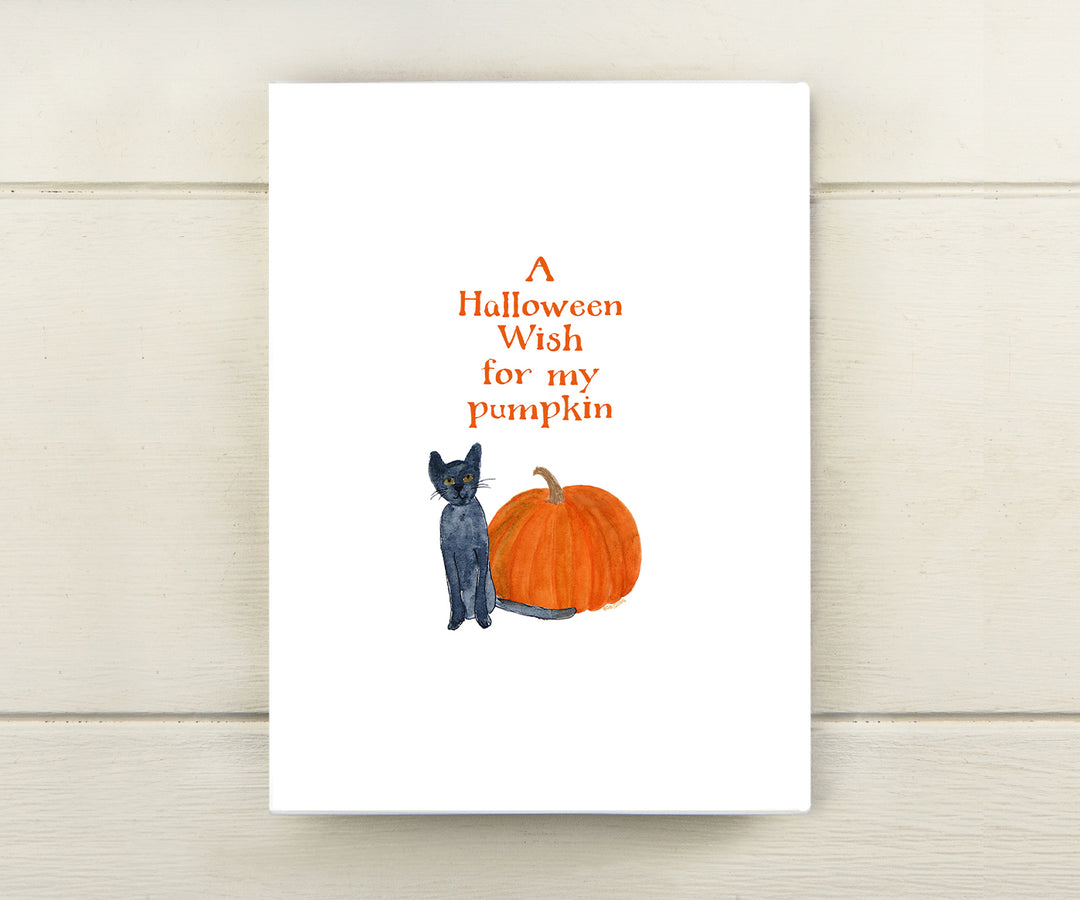 My Pumpkin Halloween Card