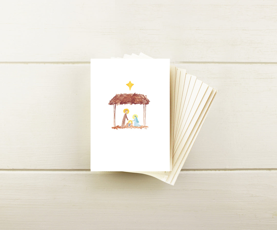 Nativity Holiday Note Cards