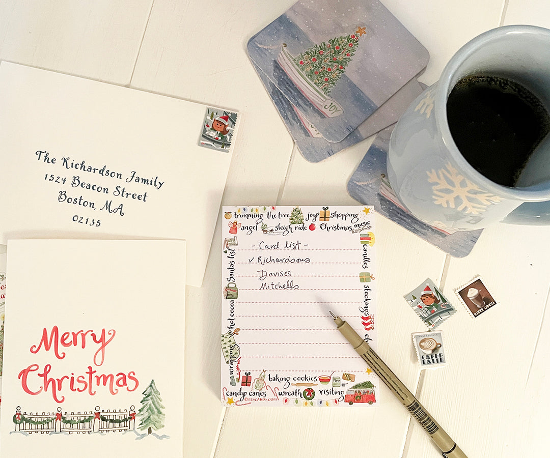 simply Christmas notepad