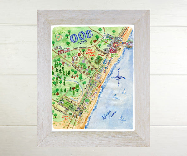 Map of Old Orchard Beach, ME